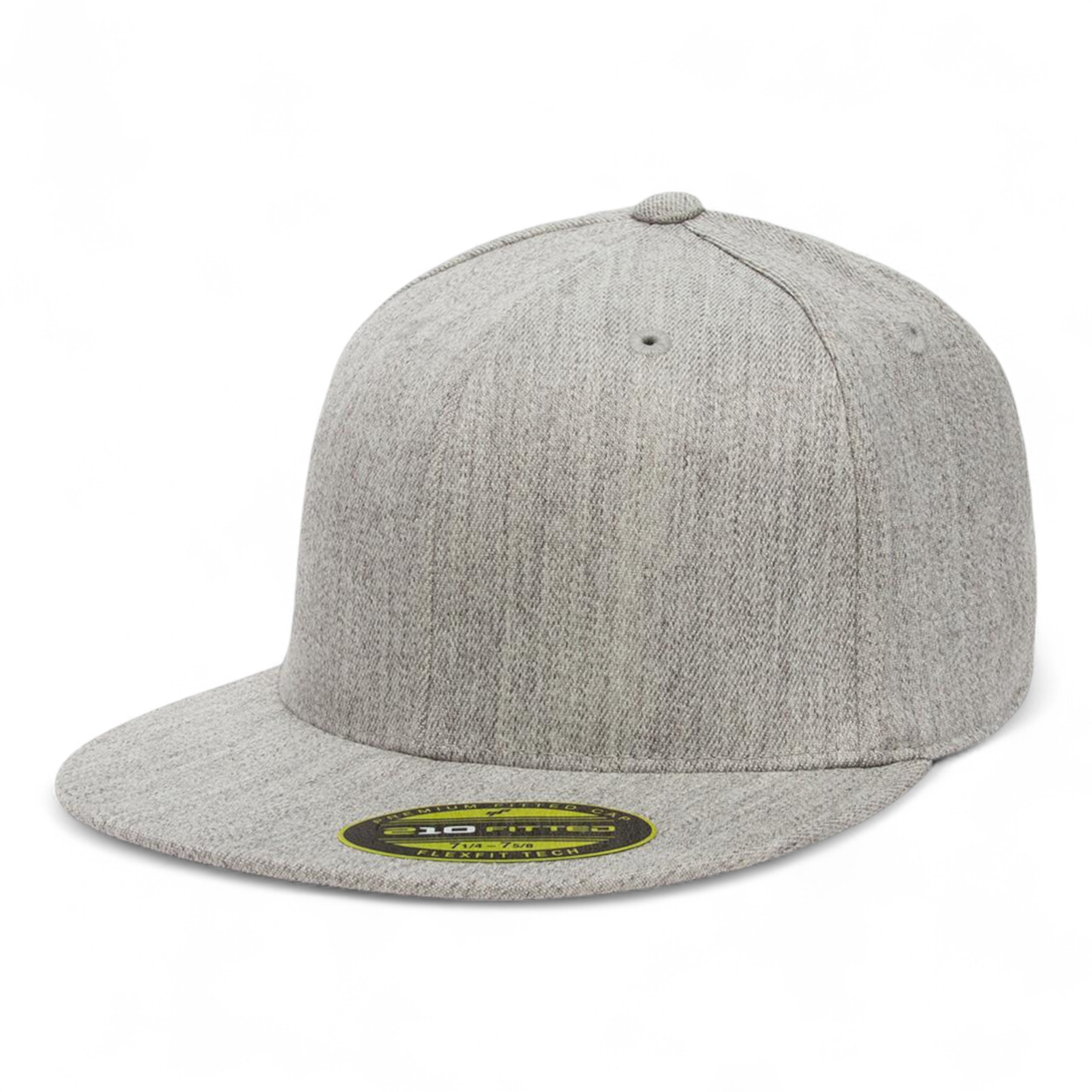 Flexfit 6210FF 210 Flat Bill Cap - S/M - Heather Grey