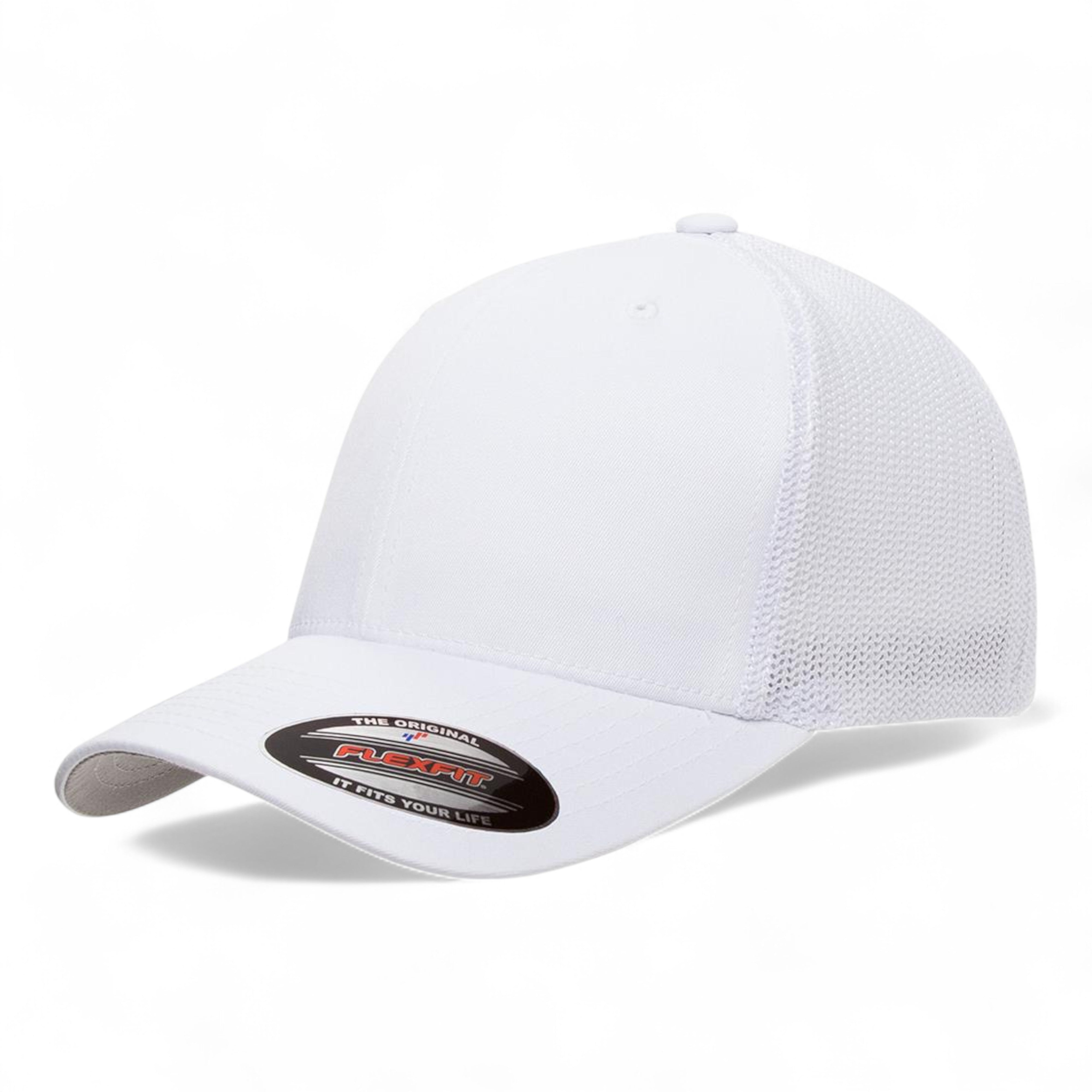 Flexfit 6511 Trucker Cap - White