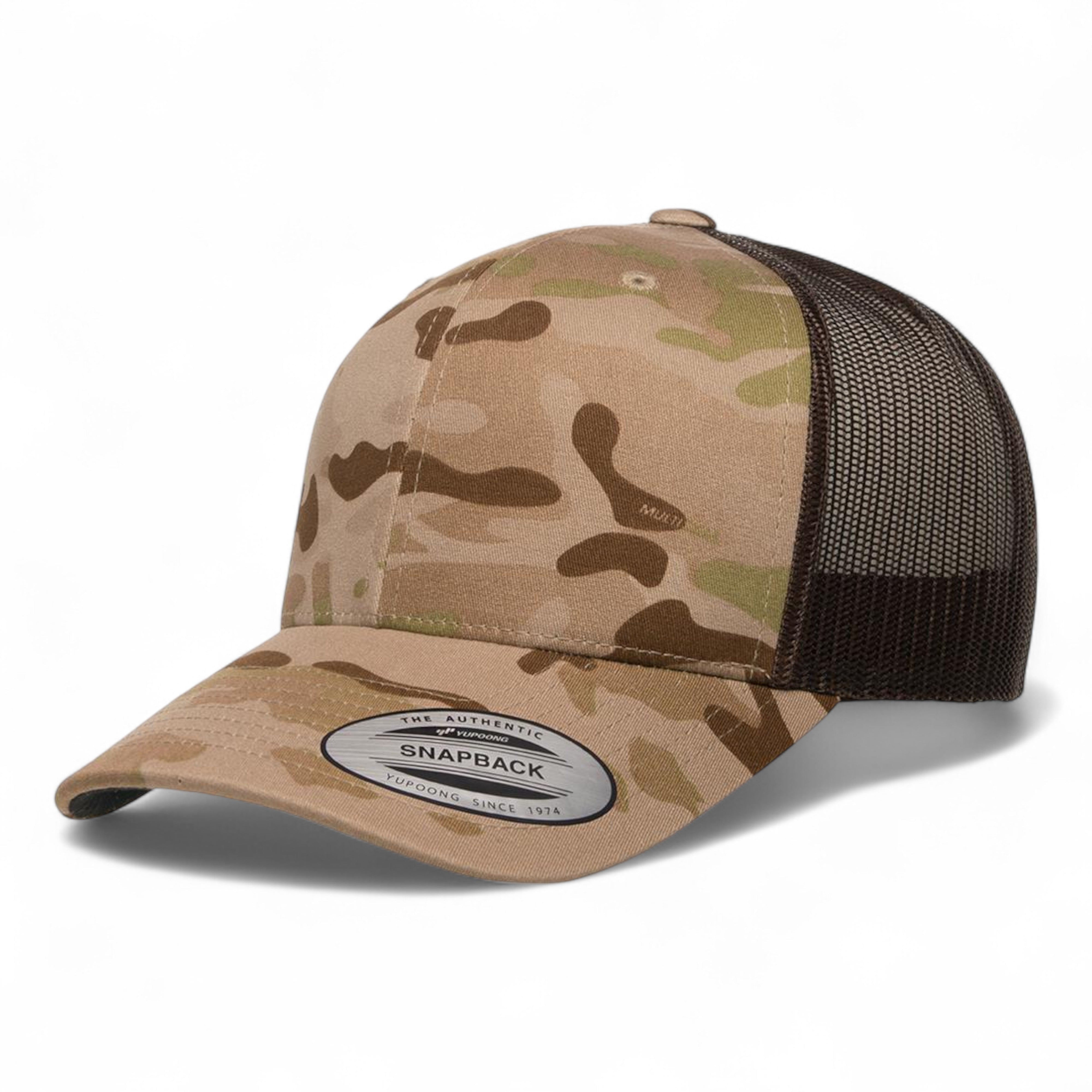 Flexfit 6511 Trucker Cap - Multicam Arid/ Brown