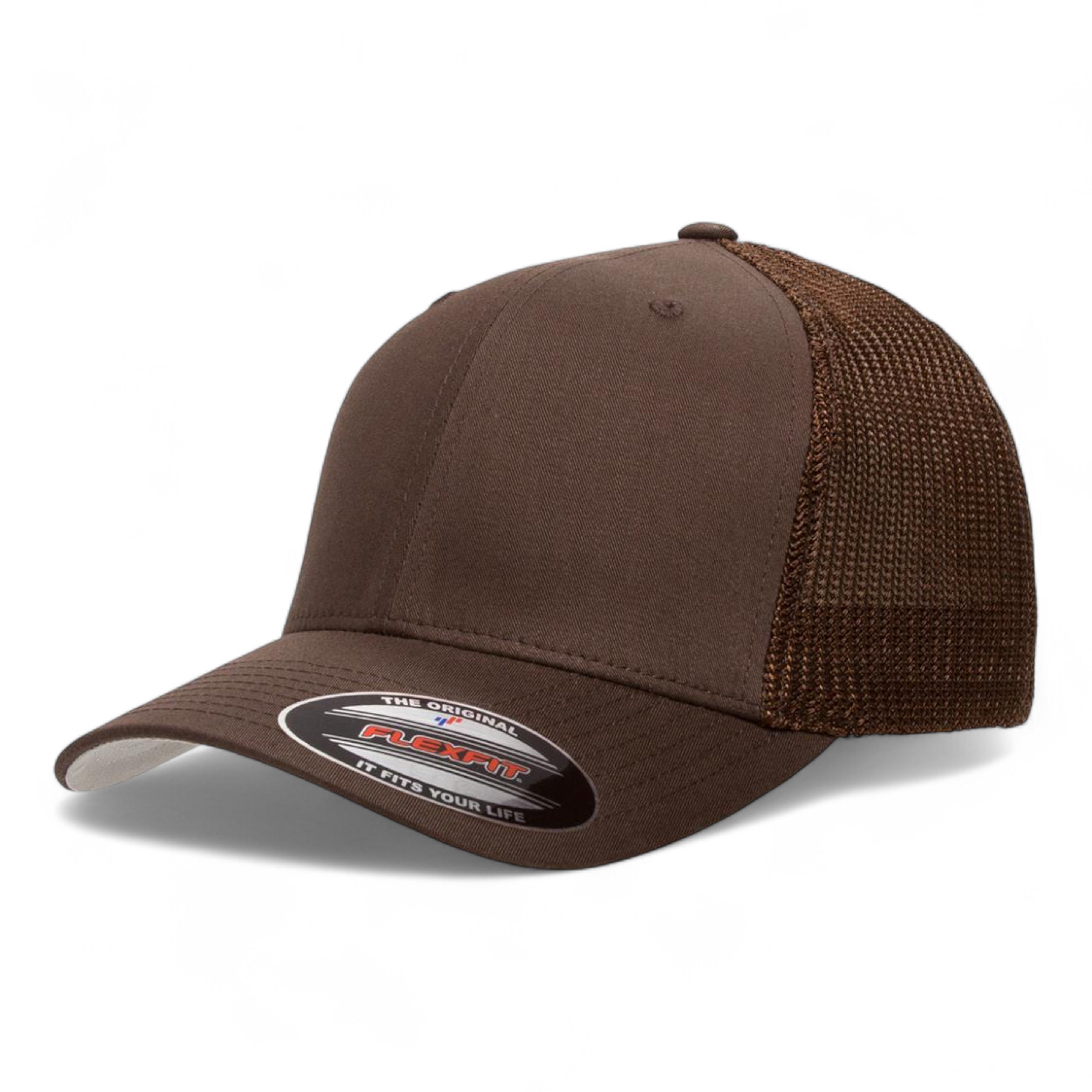 Flexfit 6511 Trucker Cap - Brown