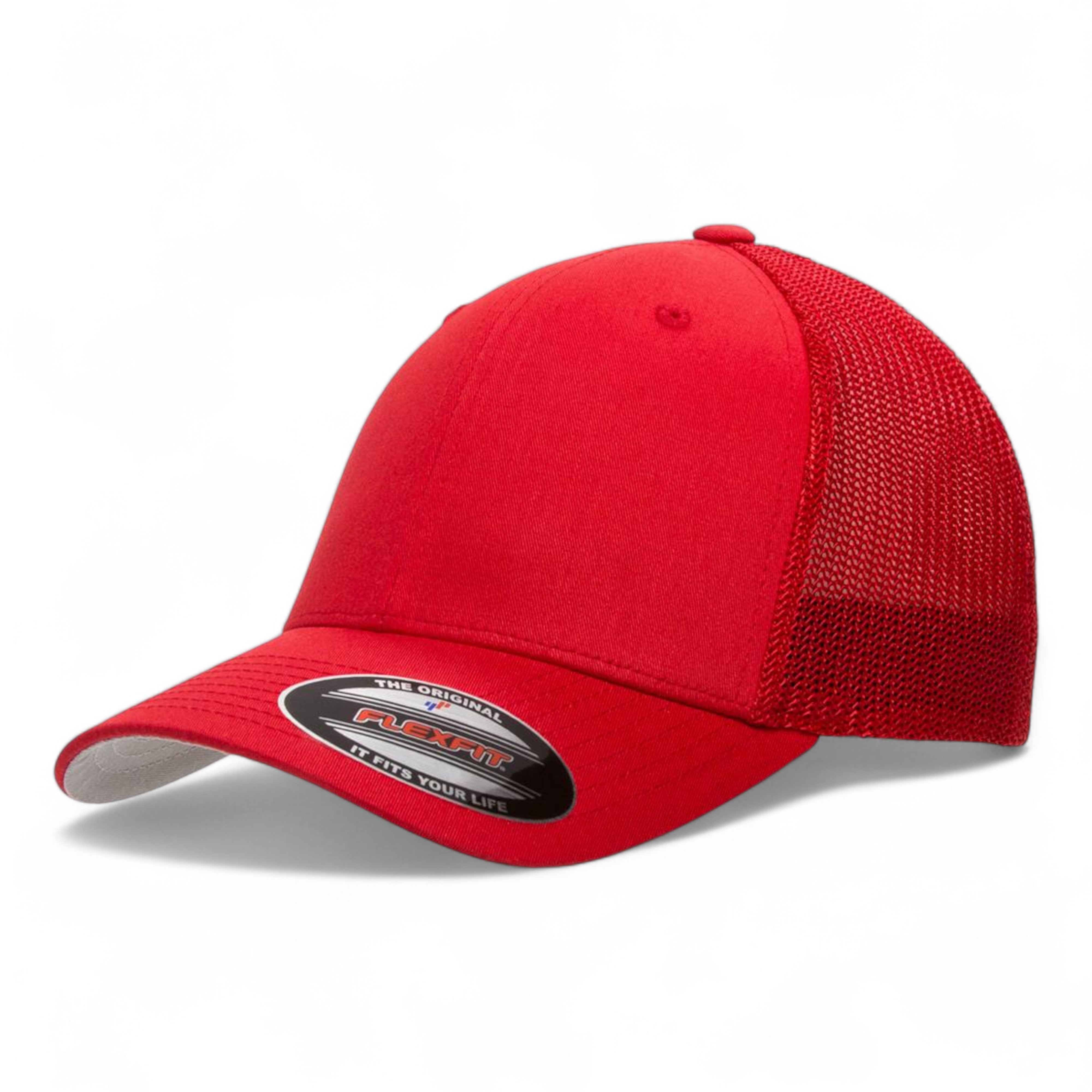 Flexfit 6511 Trucker Cap - Red