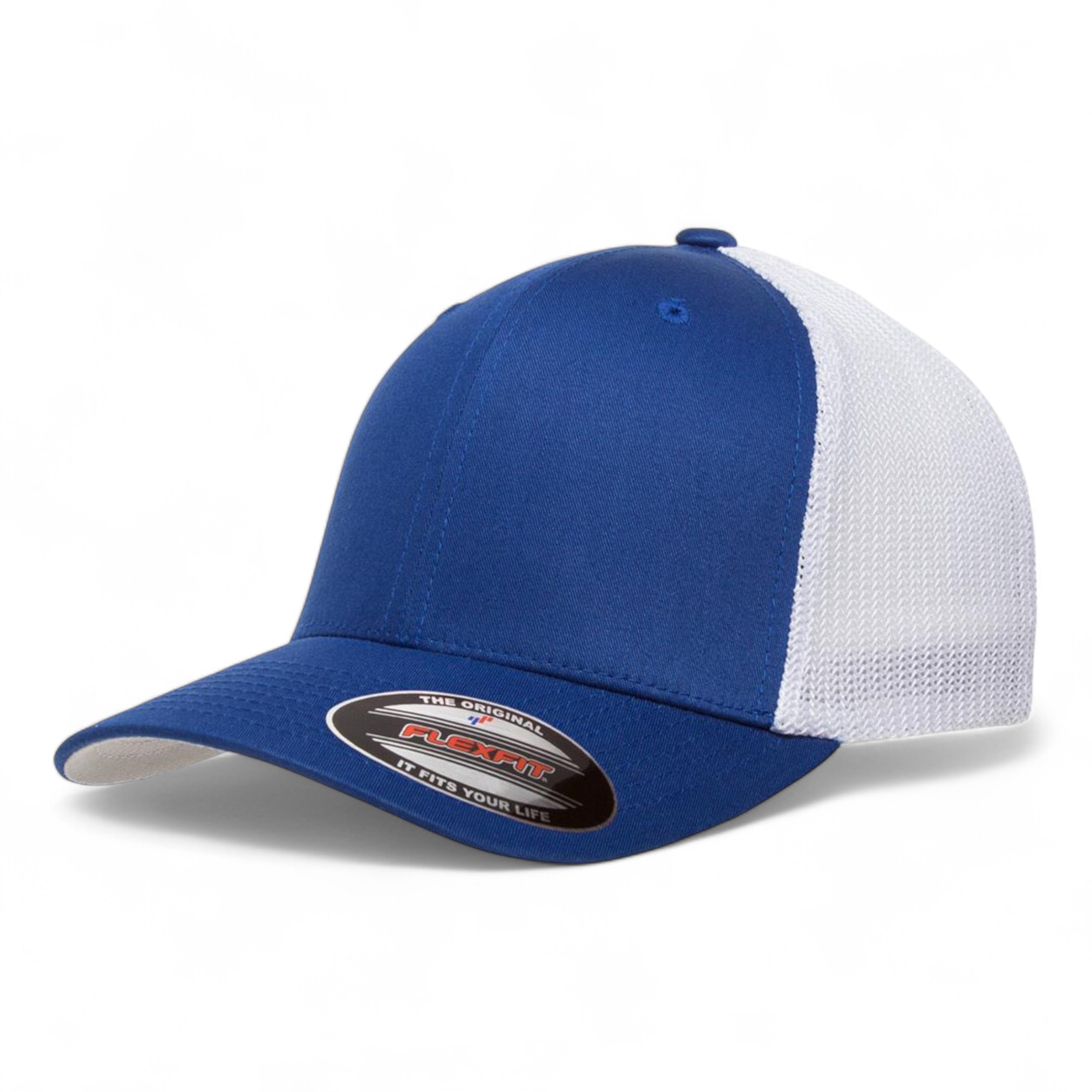 Flexfit 6511 Trucker Cap - Royal/ White
