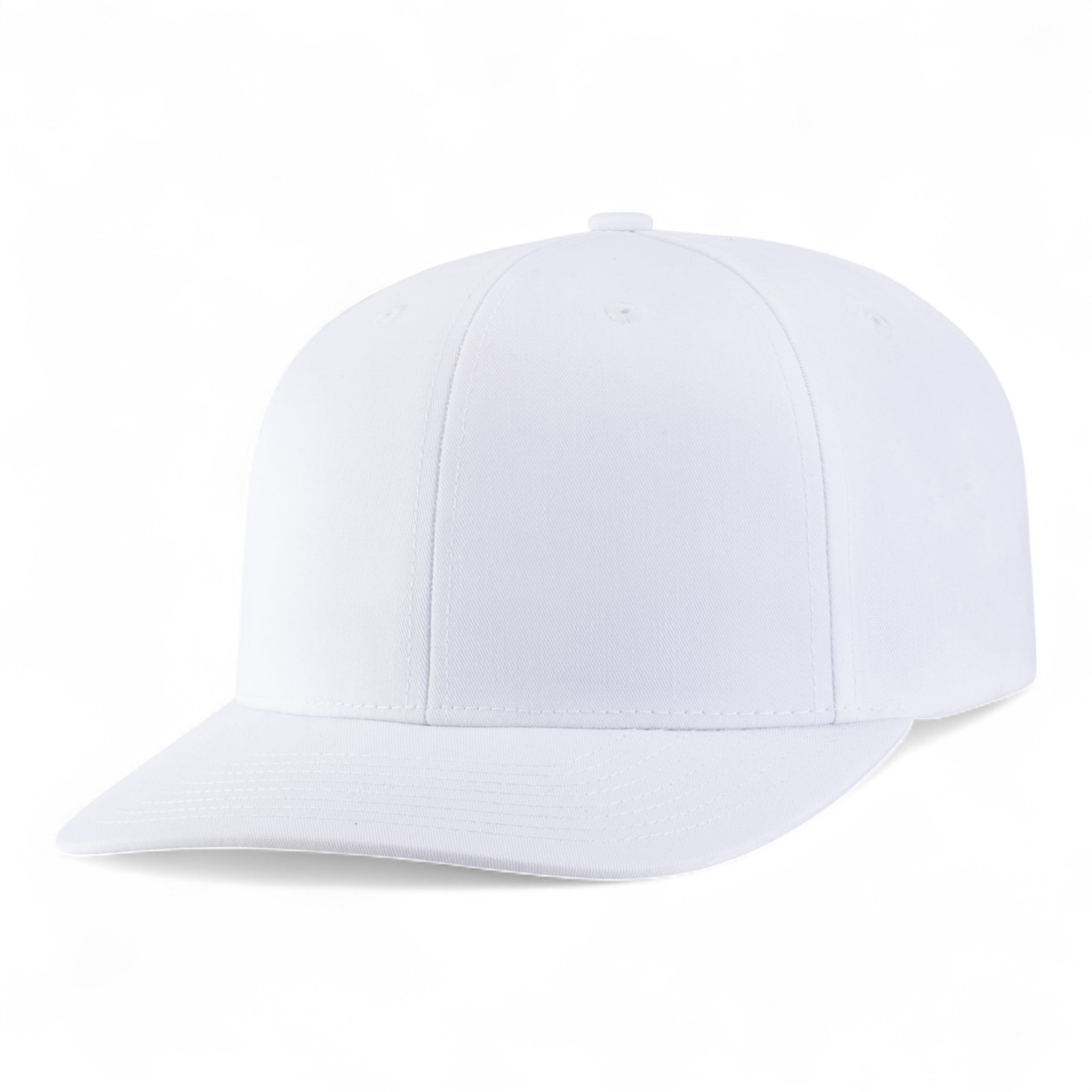 POLY/COTTON SNAPBACK CAP - YTH - WHITE