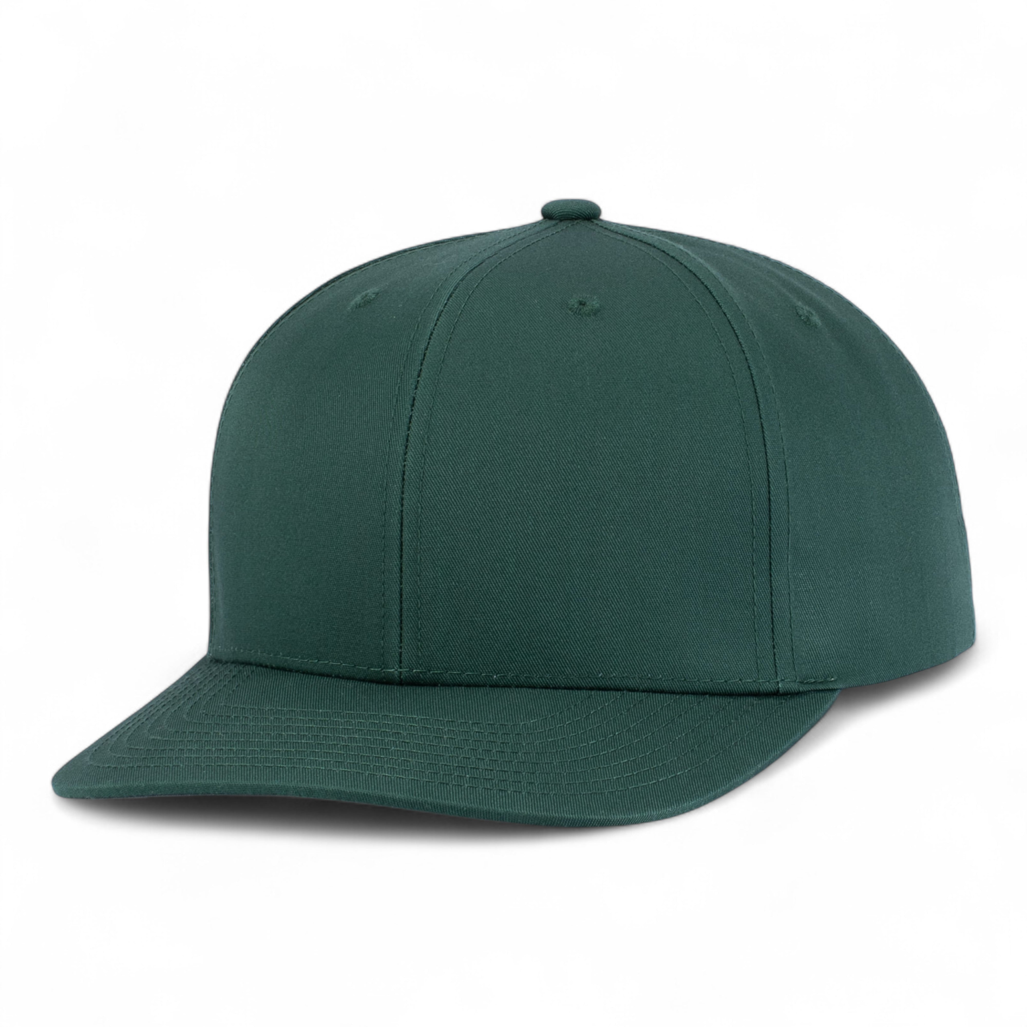 POLY/COTTON SNAPBACK CAP - YTH - DARK GREEN