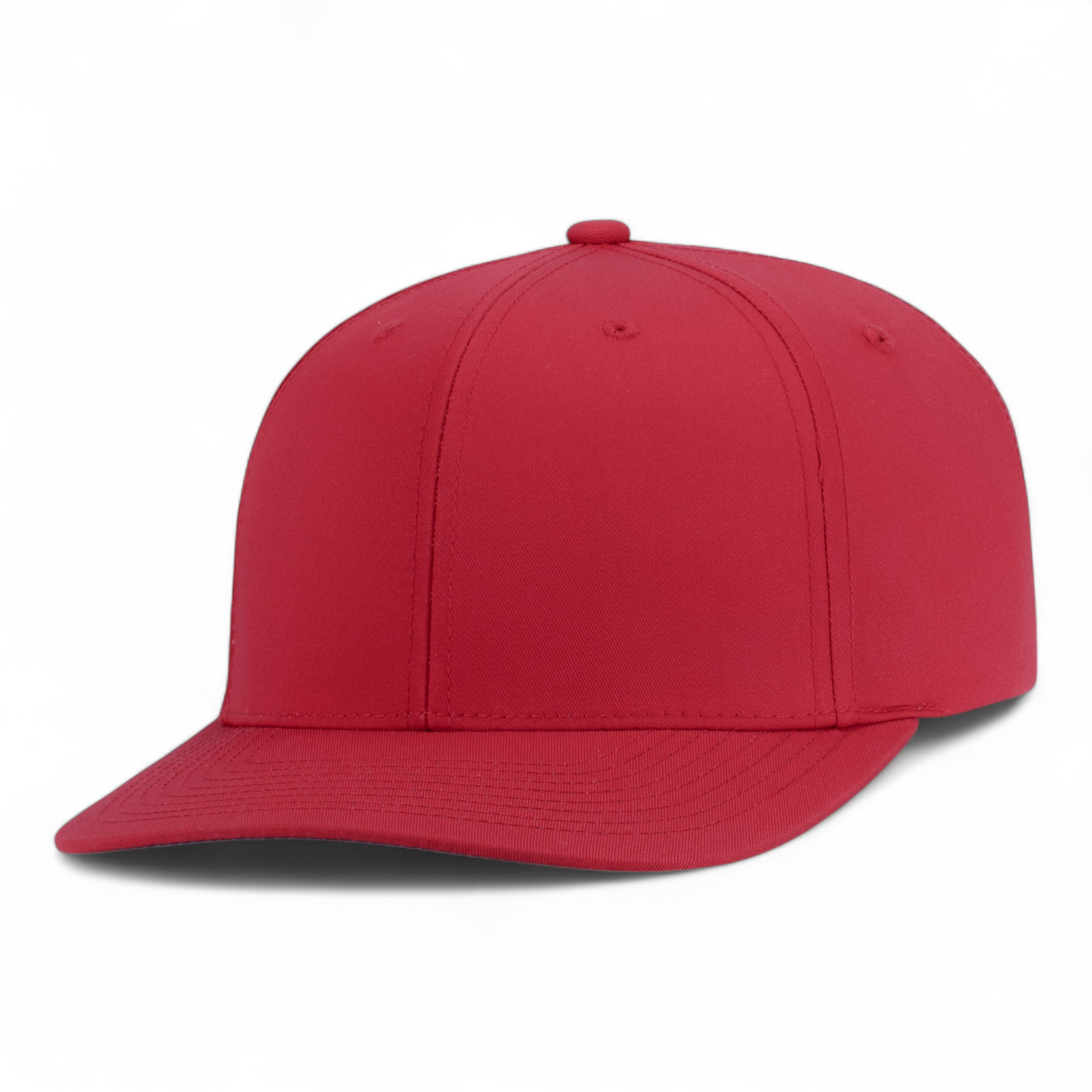 POLY/COTTON SNAPBACK CAP - YTH - RED