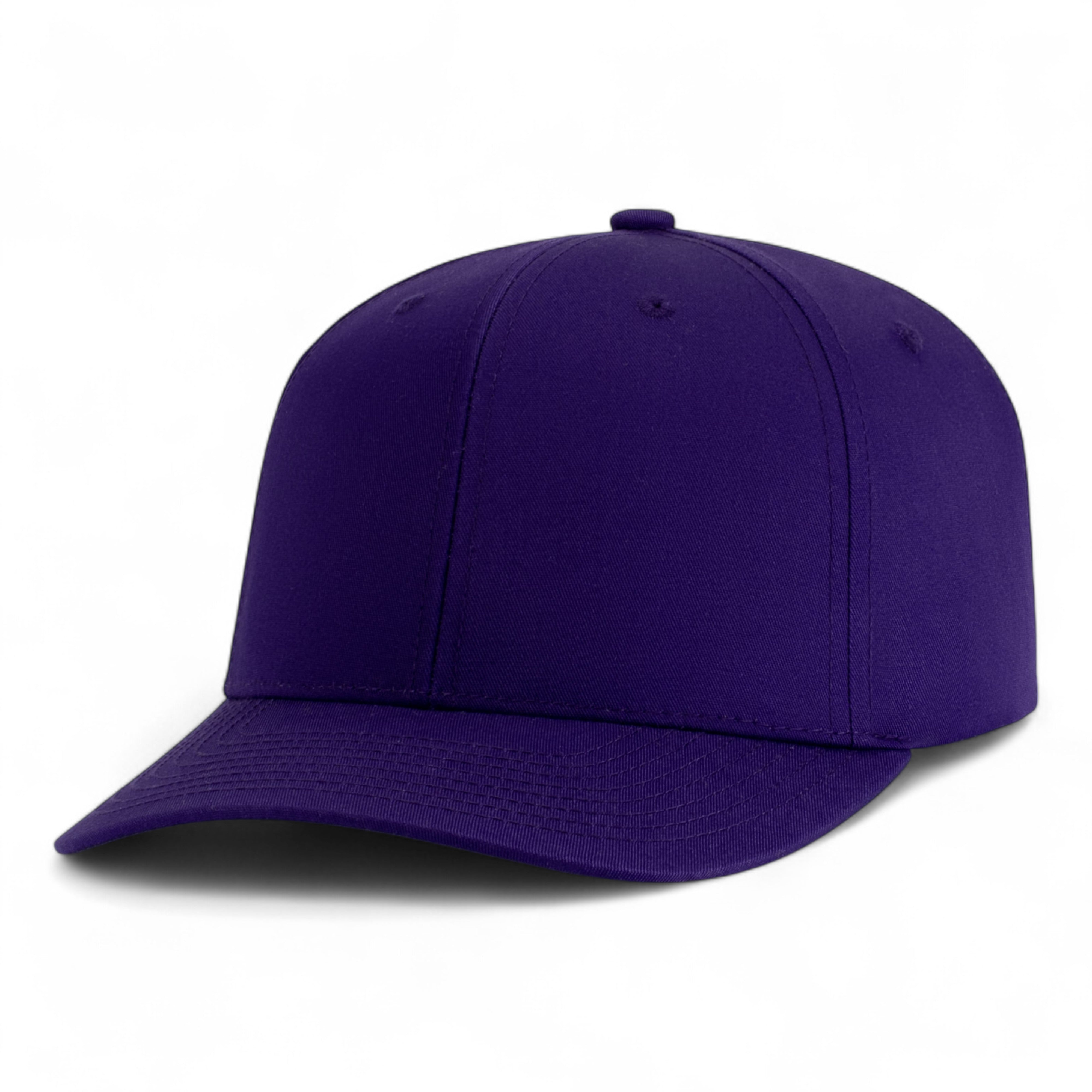 POLY/COTTON SNAPBACK CAP - YTH - PURPLE
