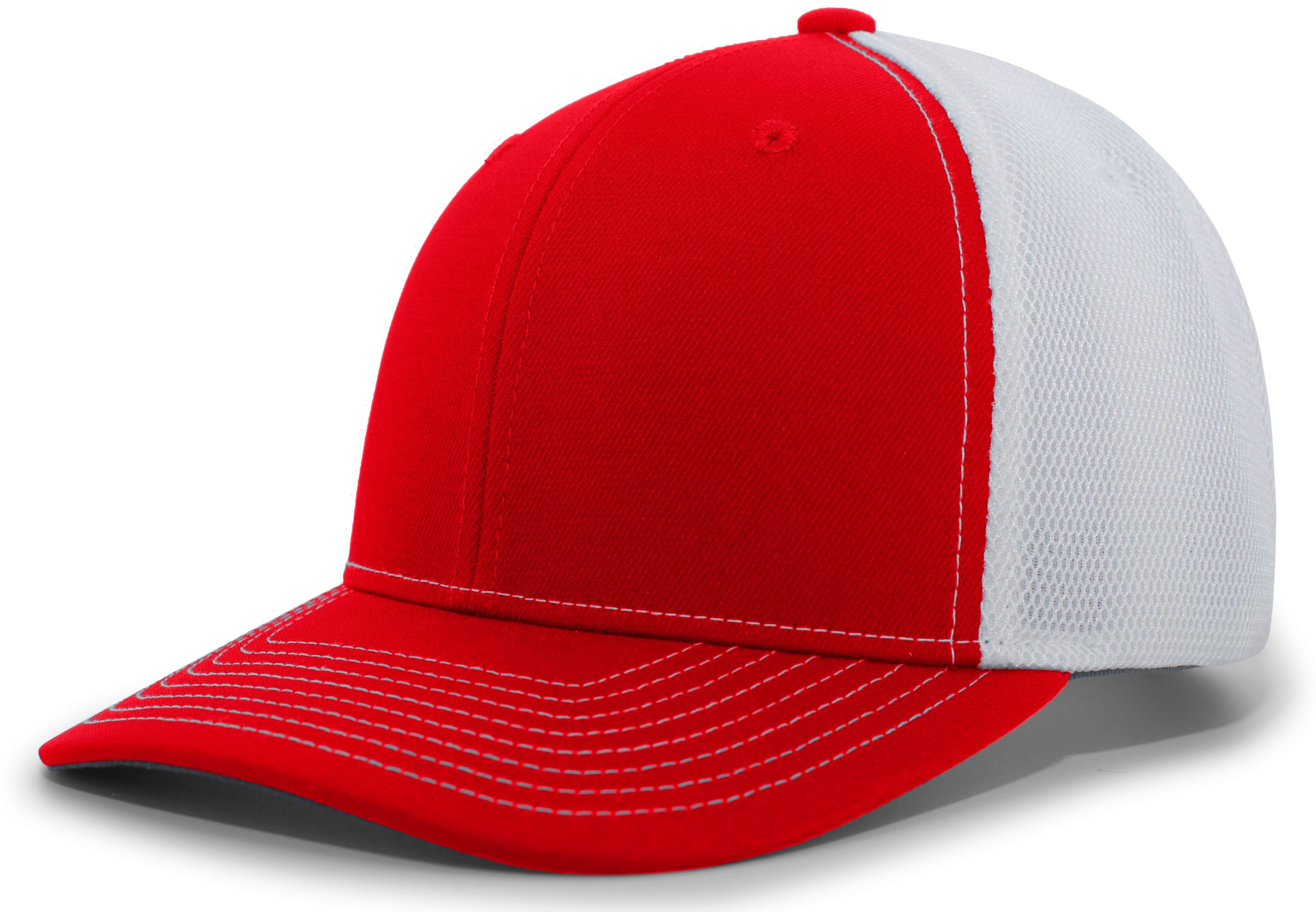 Air Mesh Sideline Cap - OS - RED/WHITE/RED