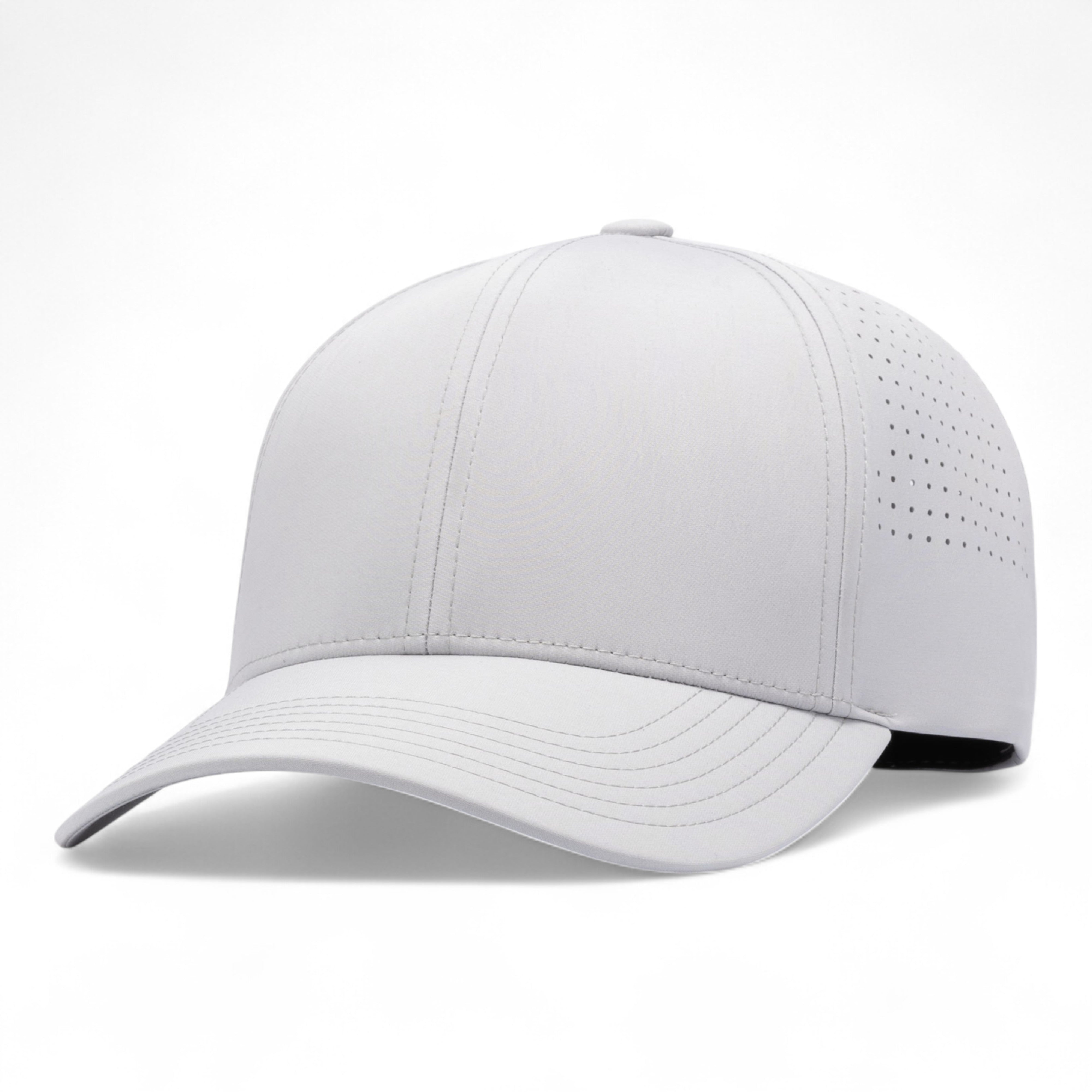 LIGHTWEIGHT PERFORATED SNAPBACK - OS - SILVER