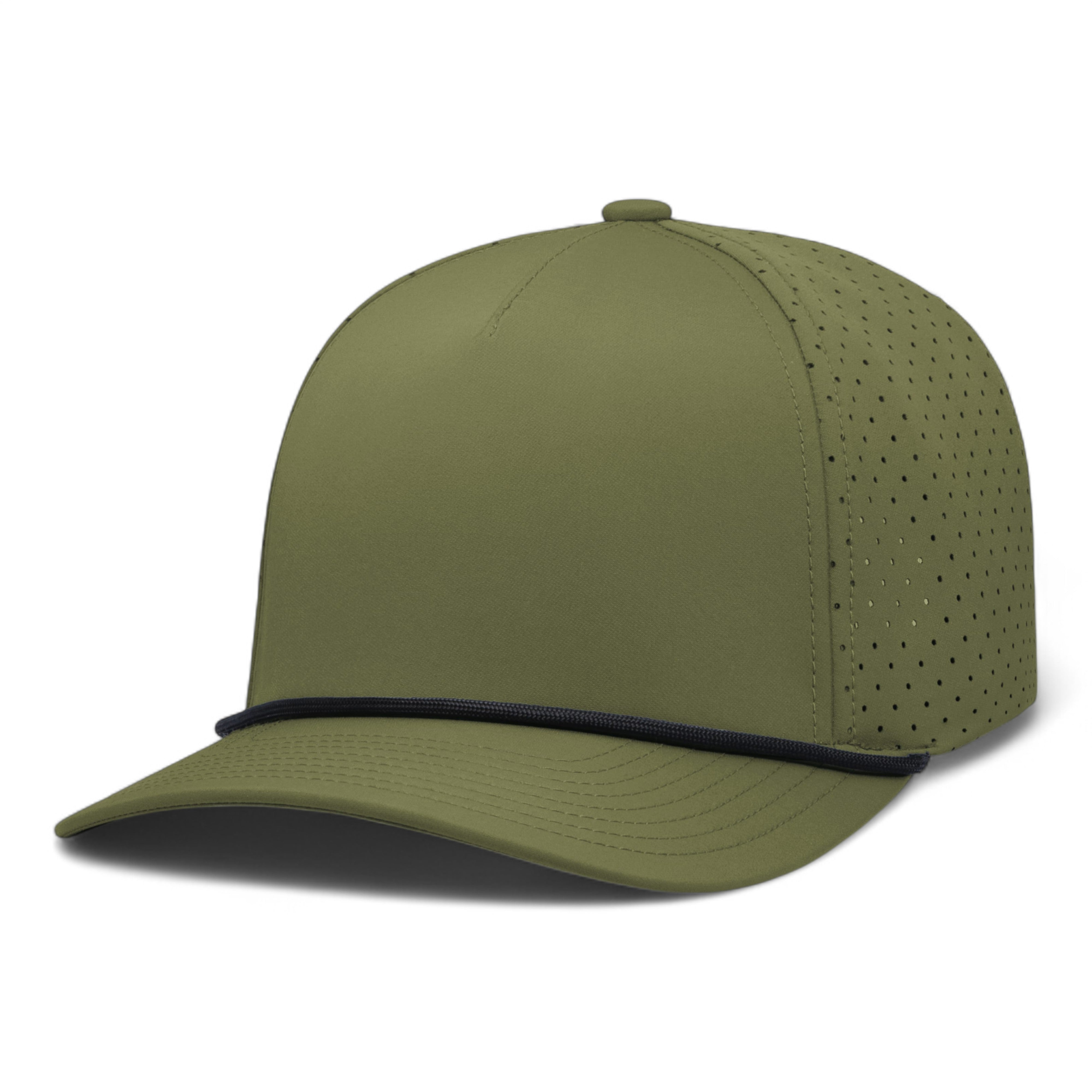 Weekender  Perforated Snapback Cap - OS - MOSS/BLK