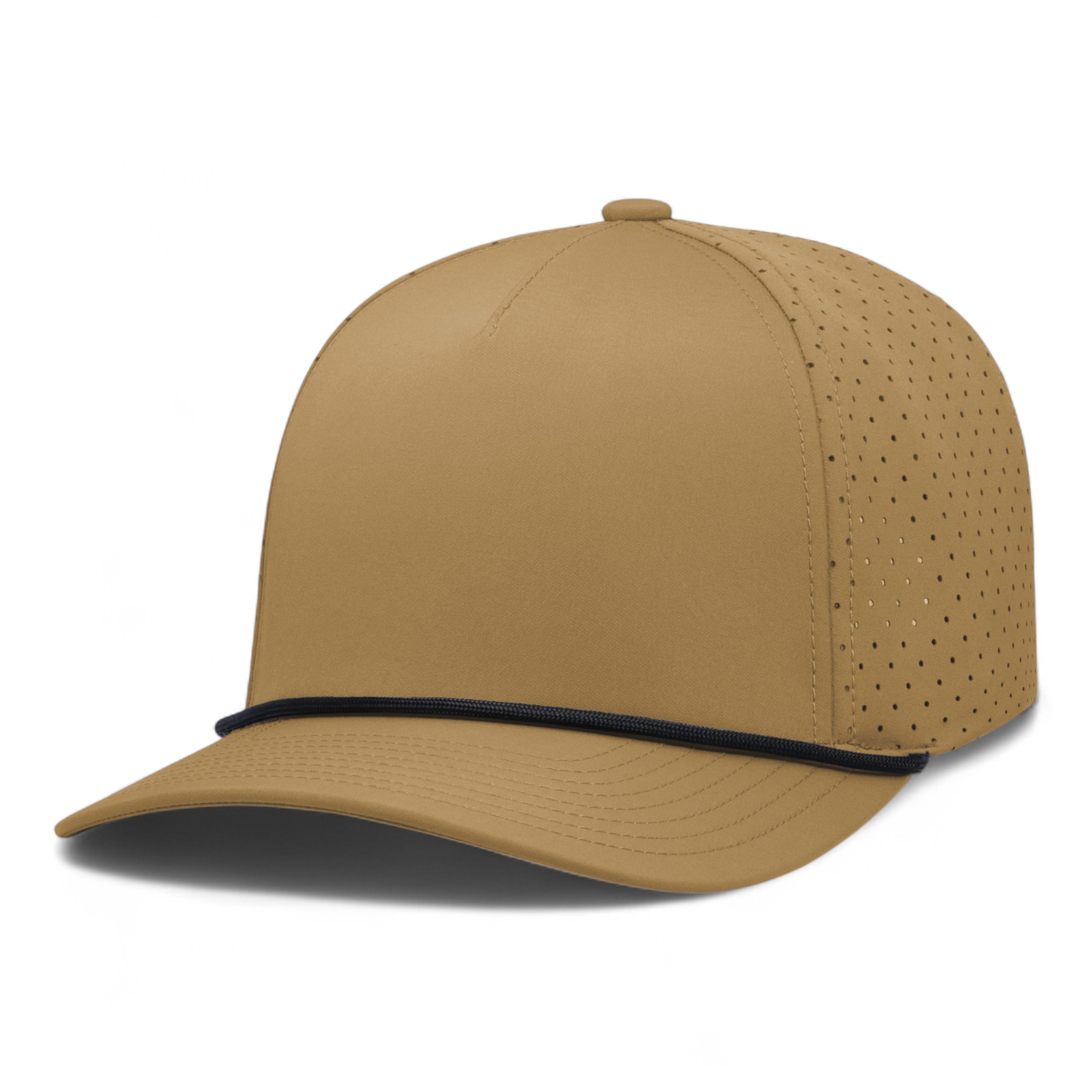 Weekender  Perforated Snapback Cap - OS - BUCK/BLACK