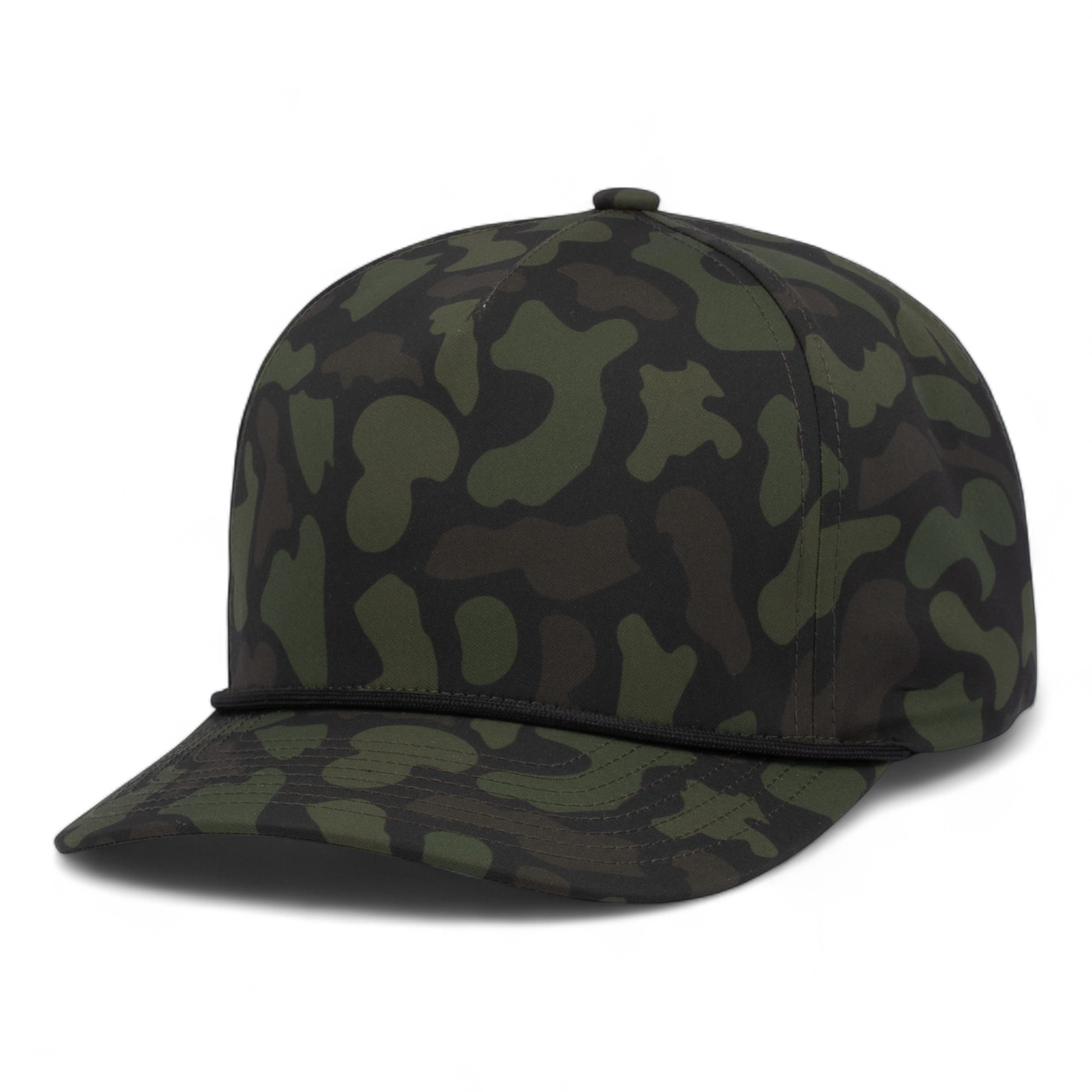 DUCK CAMO 5-PANEL TRUCKER CAP - OS - WOODLAND