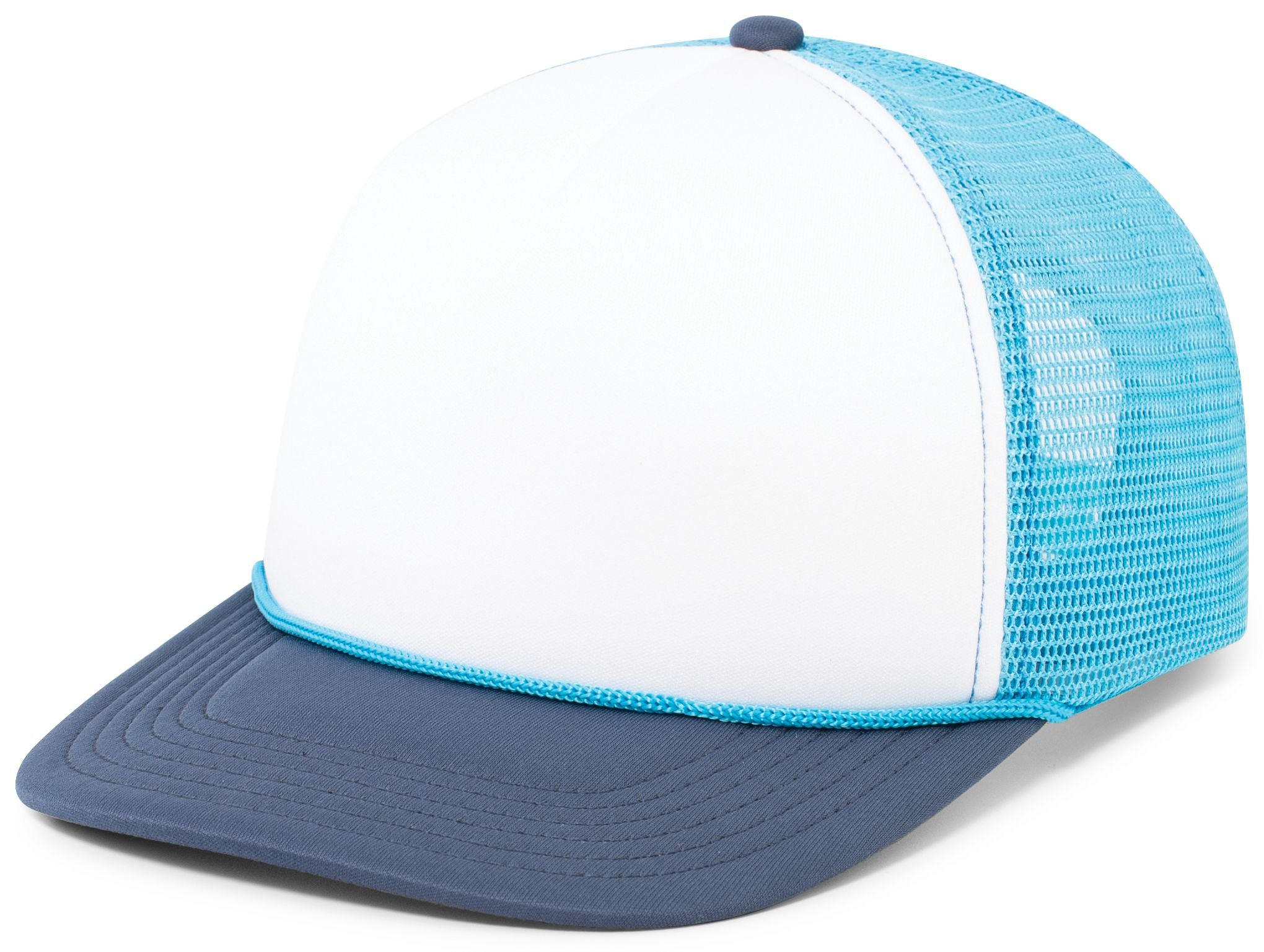 Foamie Fresh Trucker Cap - OS - WHITE/BRIGHT BLUE/NAVY