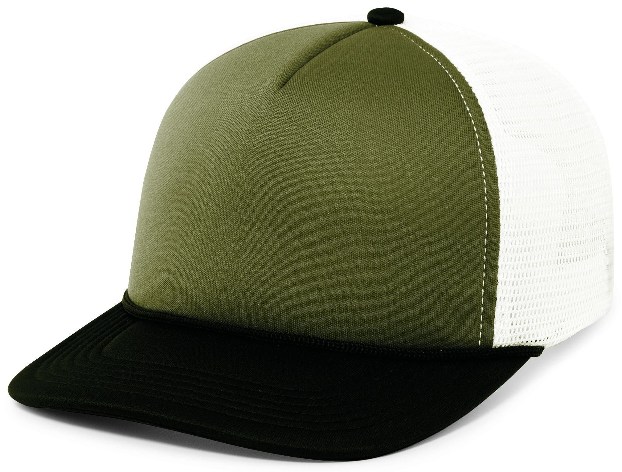 Foamie Fresh Trucker Cap - OS - MOSS/WHITE/BLACK