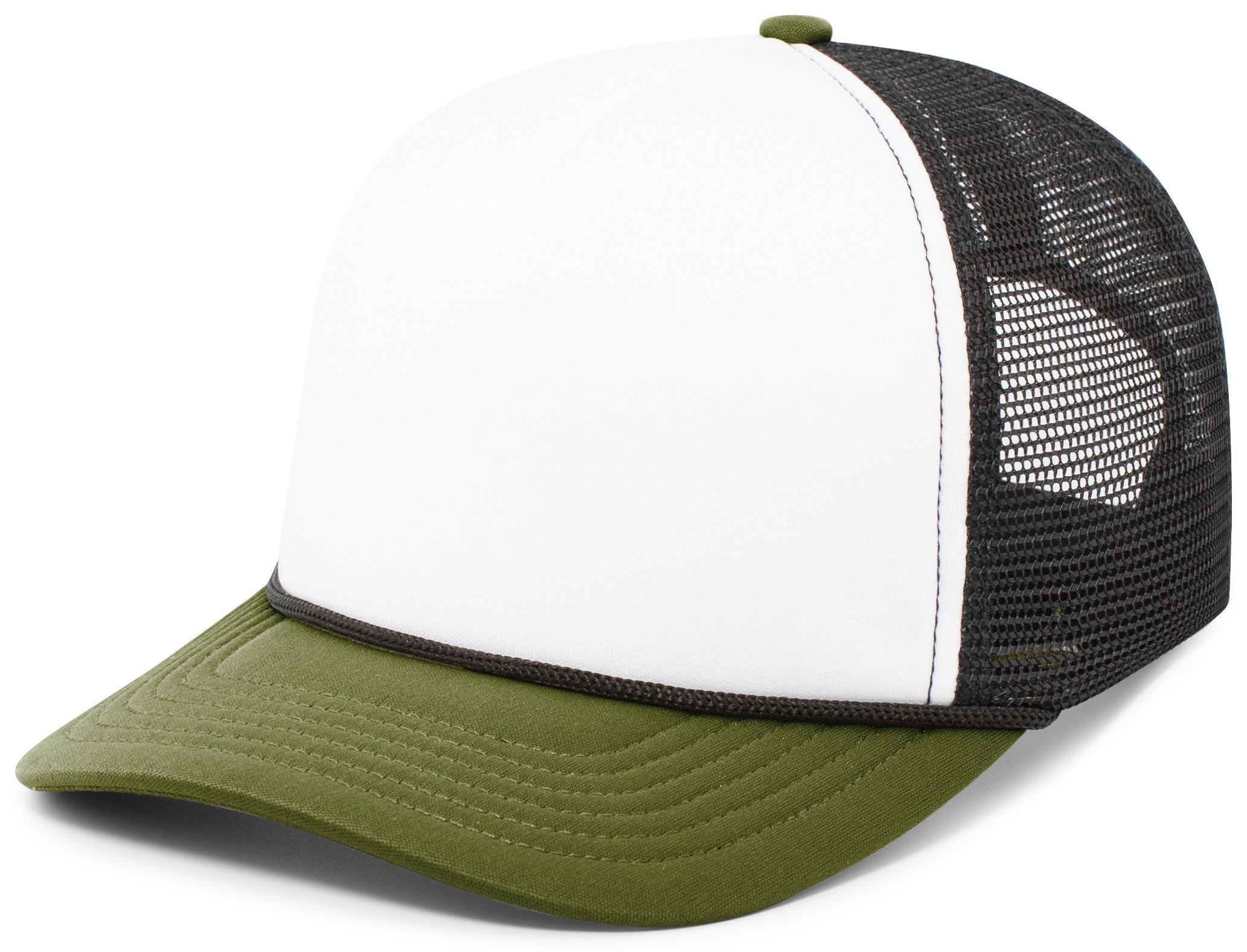Foamie Fresh Trucker Cap - OS - WHITE/BLACK/MOSS