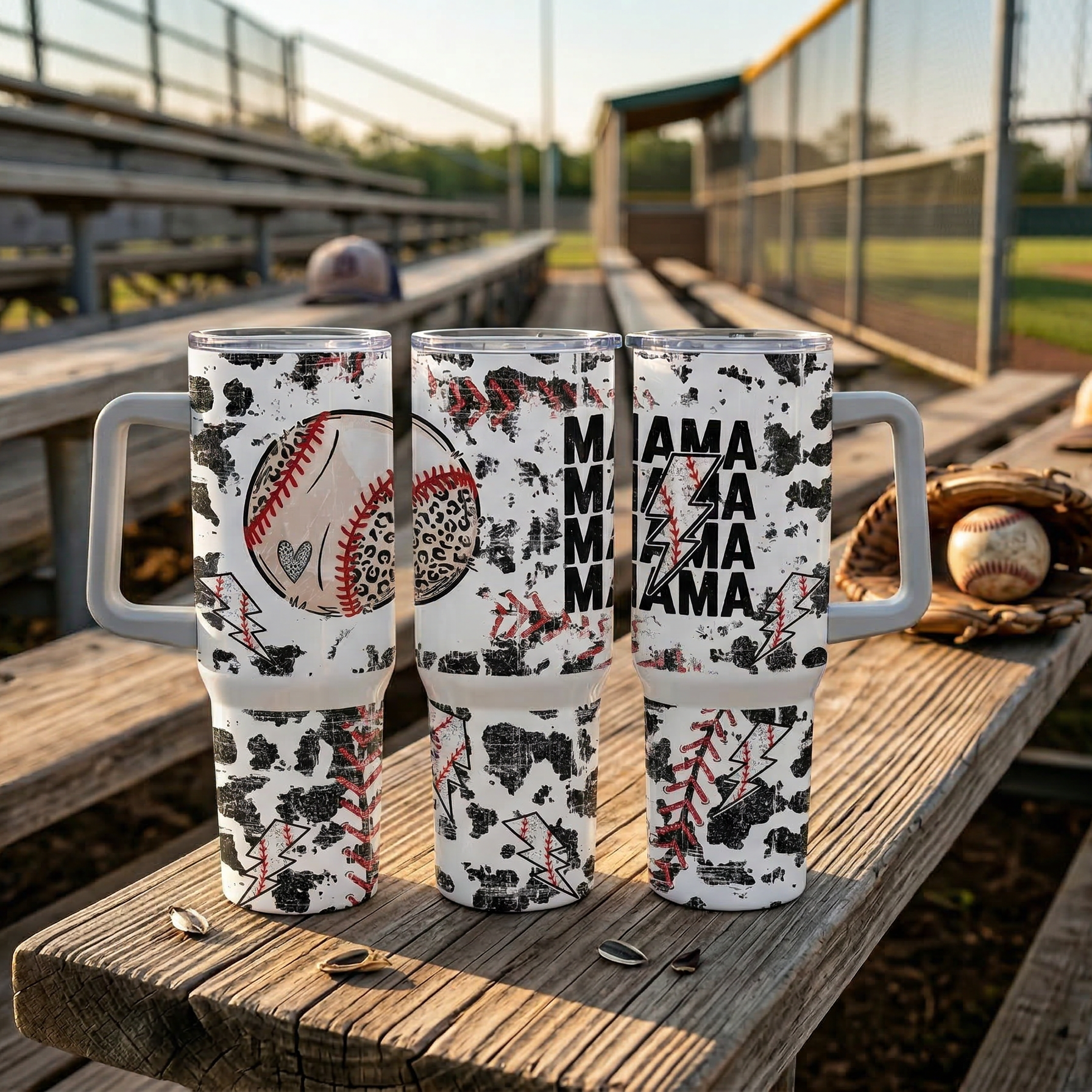 The "Baseball Mama" 40oz Insulated Tumbler