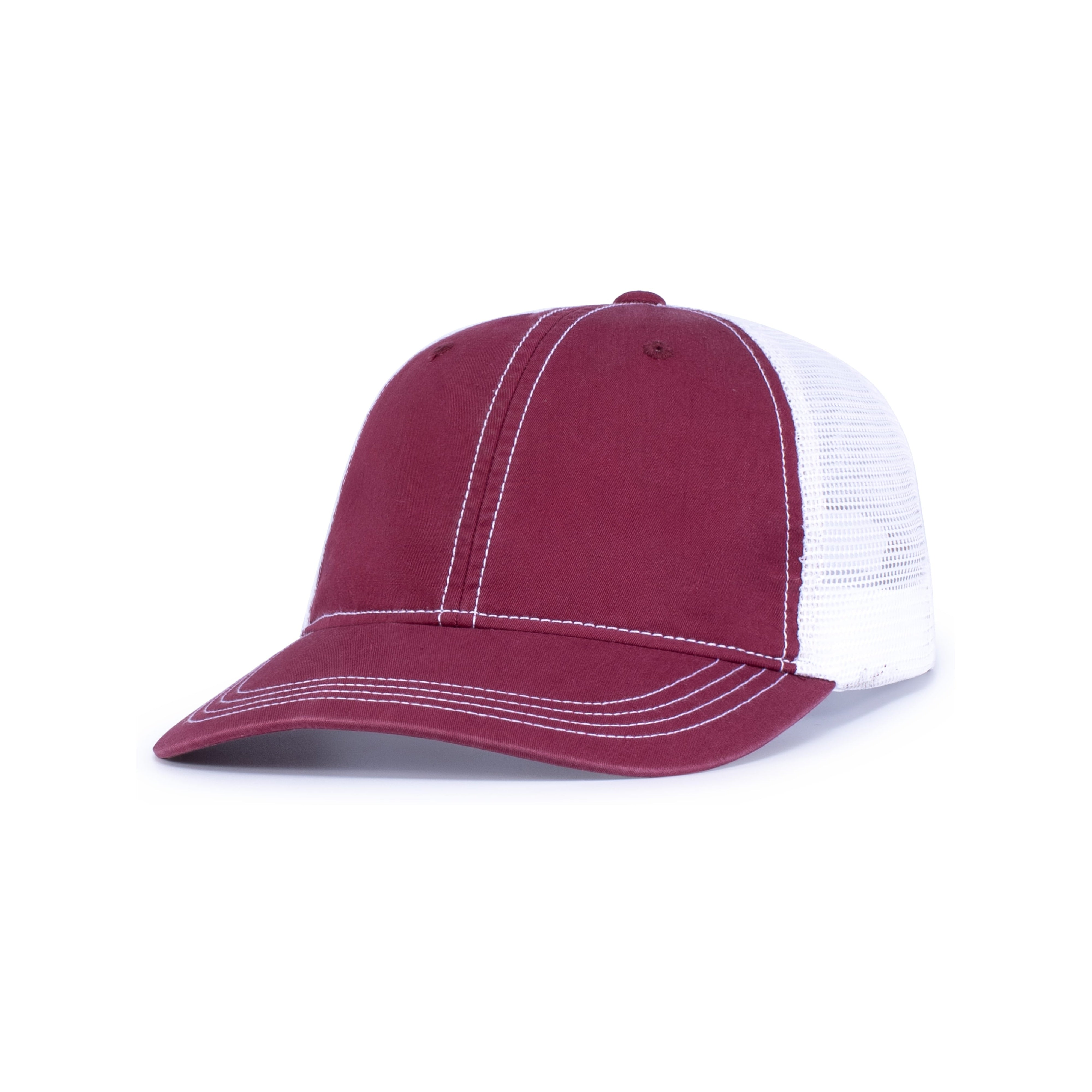 Vintage Trucker Snapback Cap - OS - CARDINAL/WHITE/CARDINAL