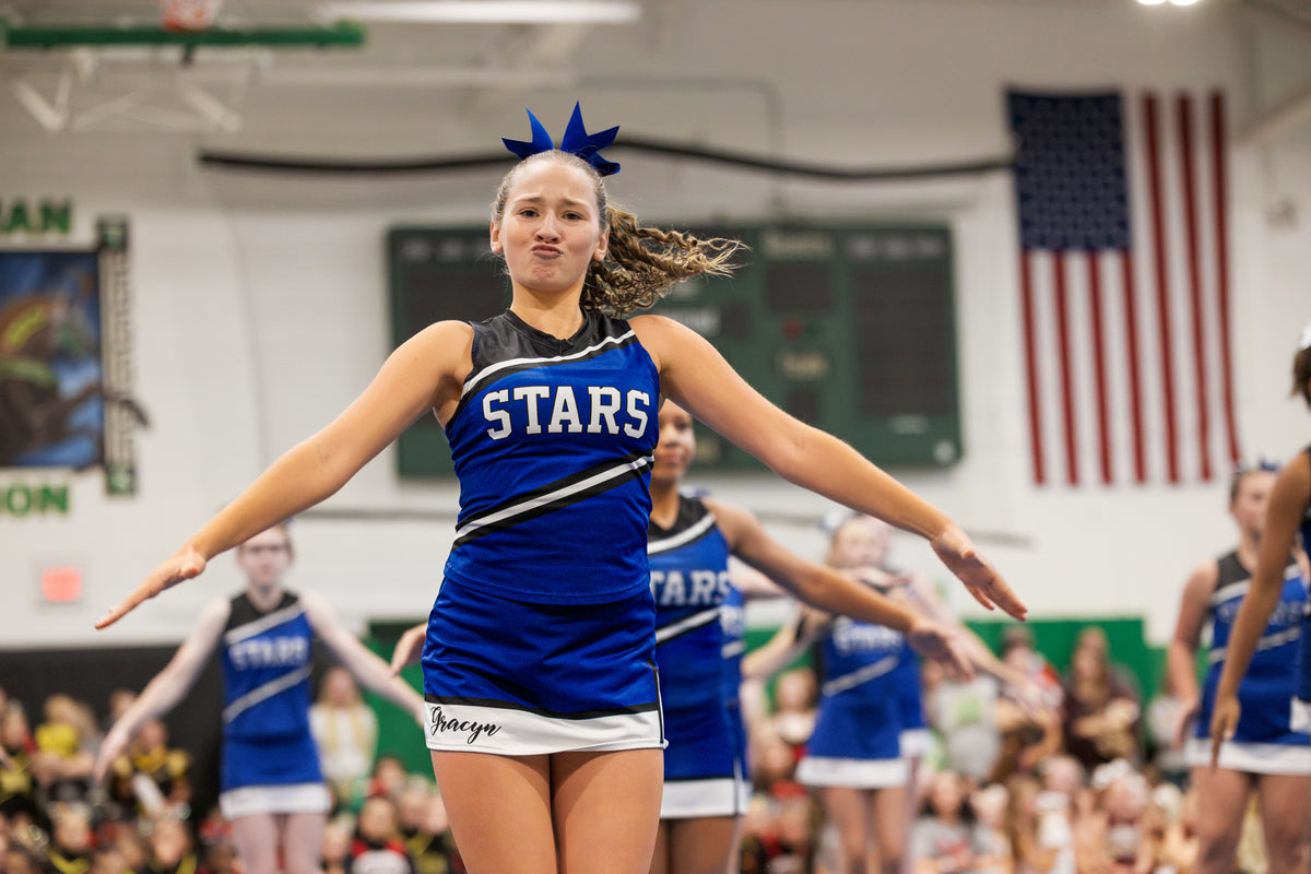 Central Stars cheerleaders competing at the CIFL Cheer Competition in Dwight, IL on October 3, 2026