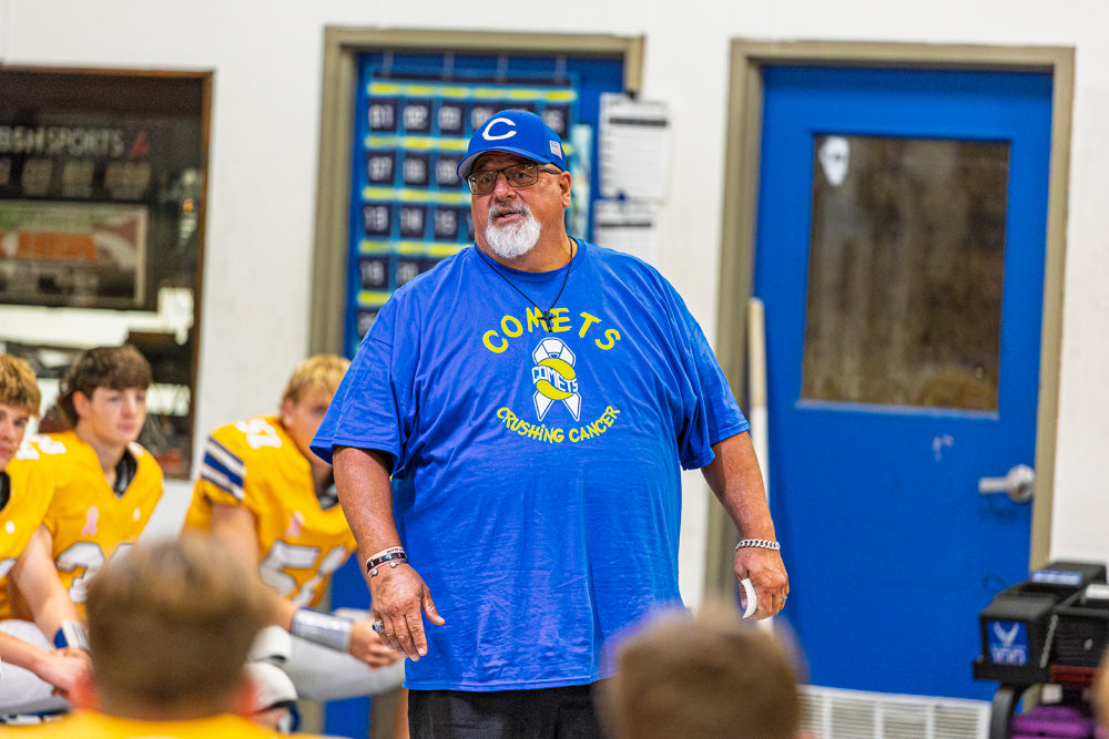 Comets football action from the Homecoming win over Westville, 46-9, October 2, 2026